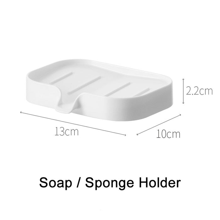 ABS Premium Soap Dish Self-draining Holder