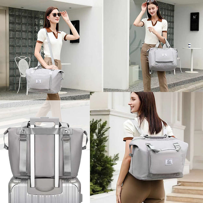 Foldable Travel Backpack Expandable Large Capacity Hand Carry Luggage