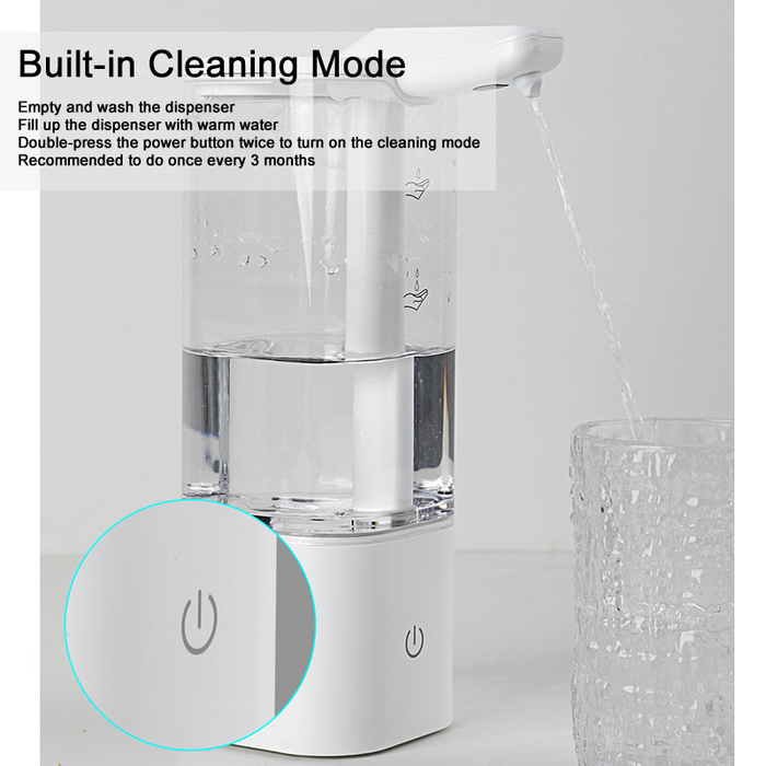 Automatic Dishwashing Liquid Soap Dispenser With Built-in Cleaning Mode - 550ml