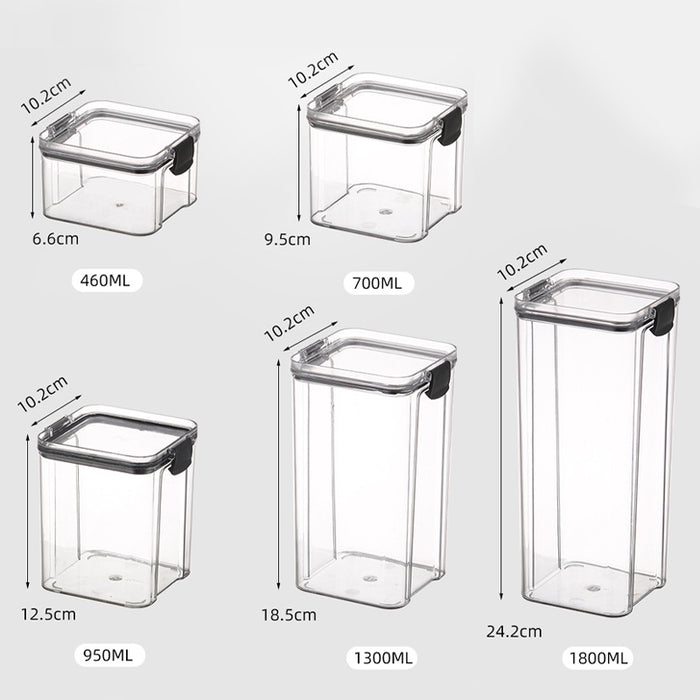 Multi-functional Transparent Sealed Storage Jars