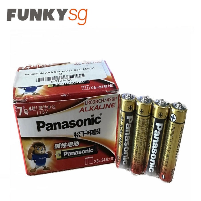 Panasonic AAA Batteries 1.5V-Box of 24