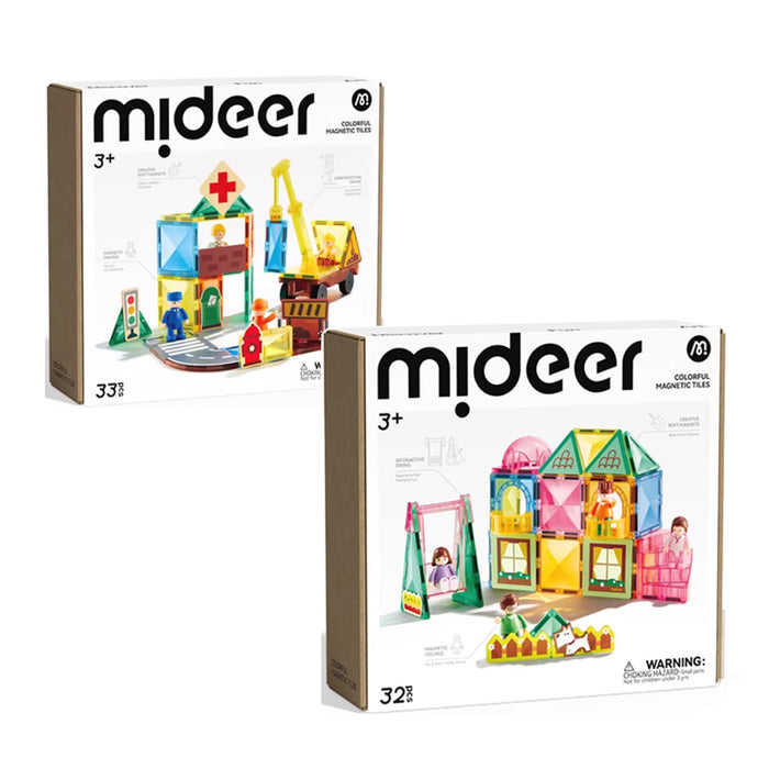 GIFT SET Mideer Diamond Color Window Magnetic tiles