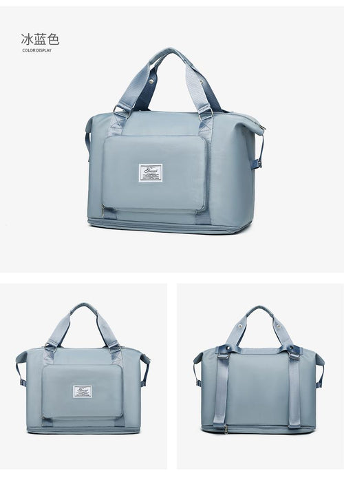 Foldable Travel Backpack Expandable Large Capacity Hand Carry Luggage