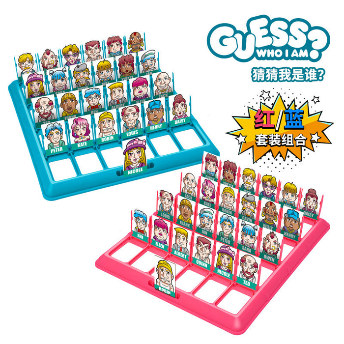 Guess Who Am I Classic Board Game Funny Family Games Kids Children Toy Gift Idea