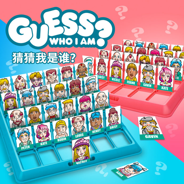 Guess Who Am I Classic Board Game Funny Family Games Kids Children Toy Gift Idea
