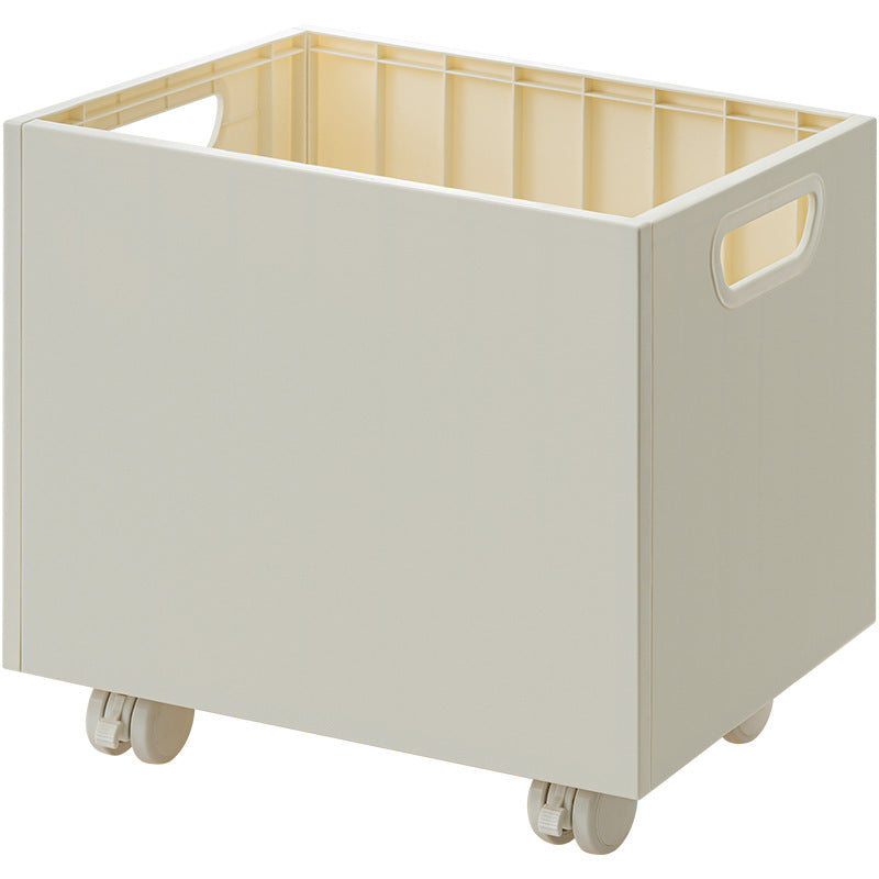 Stackable Movable Storage Box with Wheels – Bookshelf & Organizer for ...