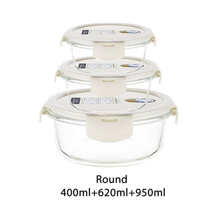 [Buy 6 Get 10% Off] Bento Glass Storage Container Box – Oven, Microwave & Freezer Safe