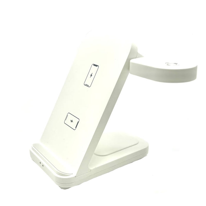 Wireless Magnetic Charging Docking Station 3 in 1 Qi Fast 15W Charge for iP Phone and Watch Airpod