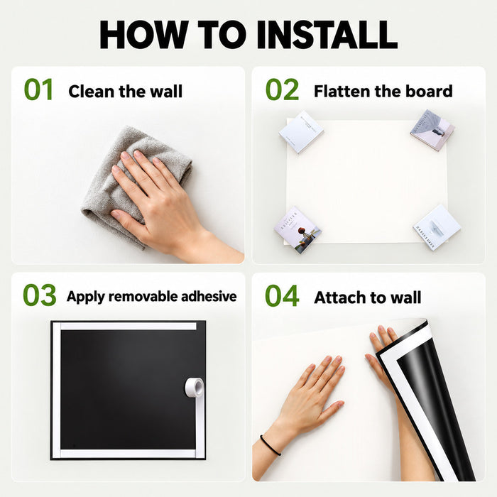 Removable Magnetic Wall Whiteboard Sticker Cloud Or Rectangle Designs