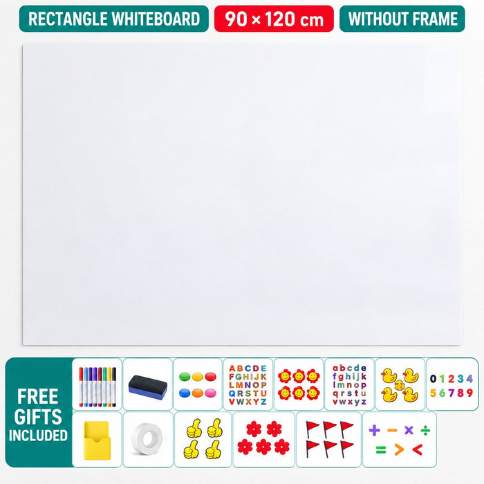 Removable Magnetic Wall Whiteboard Sticker Cloud Or Rectangle Designs