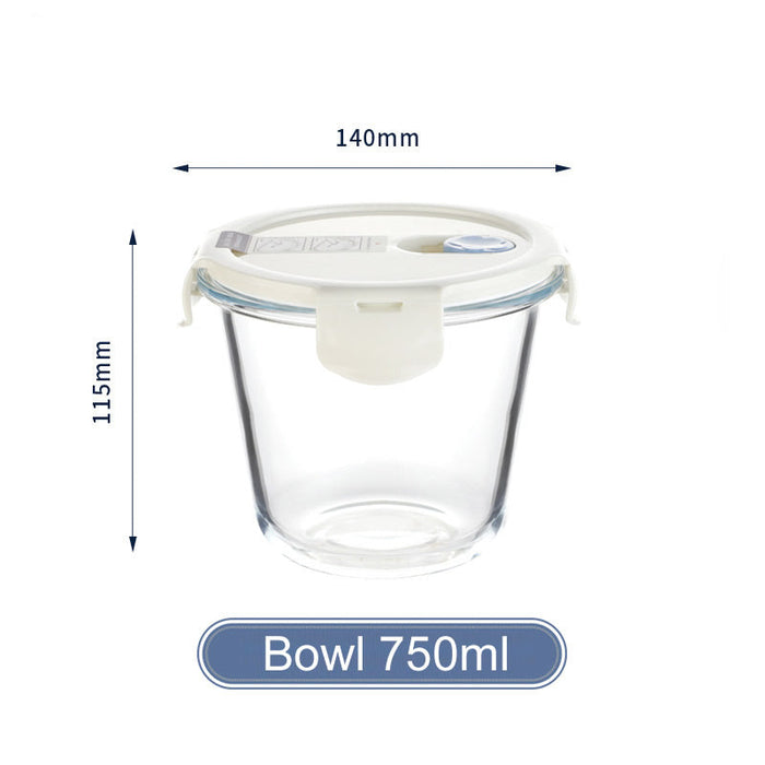 [Buy 6 Get 10% Off] Bento Glass Storage Container Box – Oven, Microwave & Freezer Safe