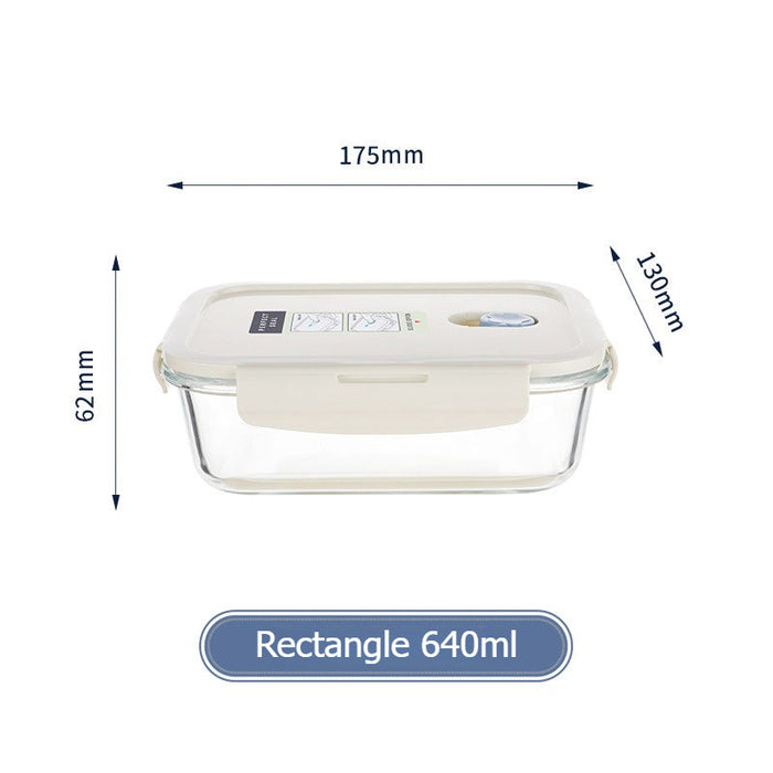 [Buy 6 Get 10% Off] Bento Glass Storage Container Box – Oven, Microwave & Freezer Safe