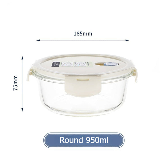 [Buy 6 Get 10% Off] Bento Glass Storage Container Box – Oven, Microwave & Freezer Safe