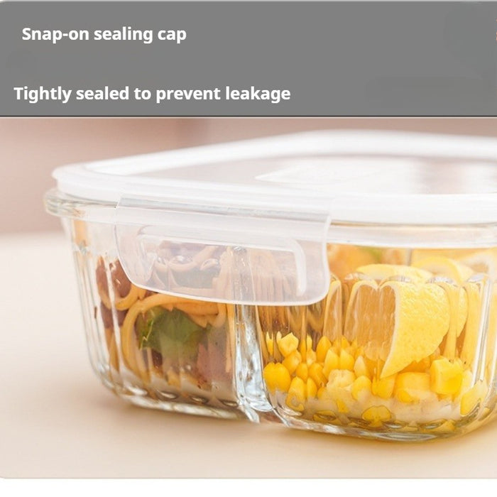 Premium Borosilicate Glass Food Container | Microwave Oven Safe | Refrigerator Freezer Storage