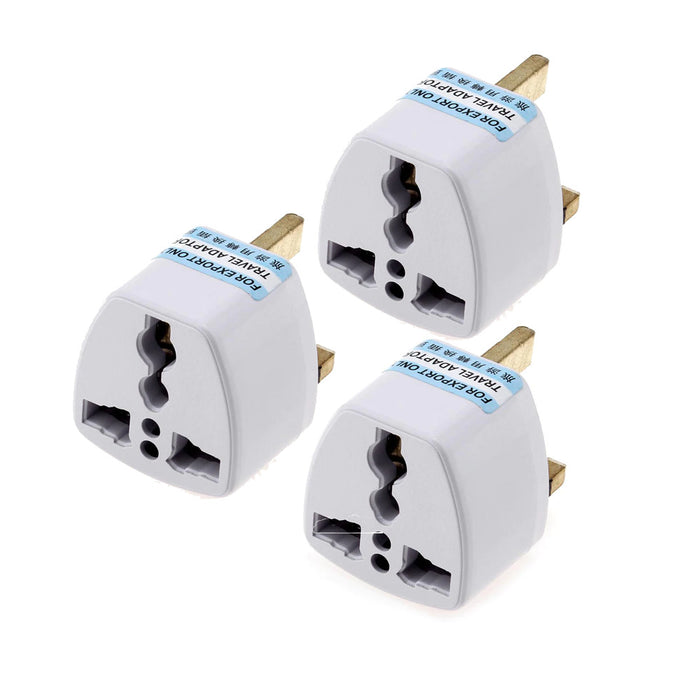 Universal Travel Adapter – 3-Pin UK Plug