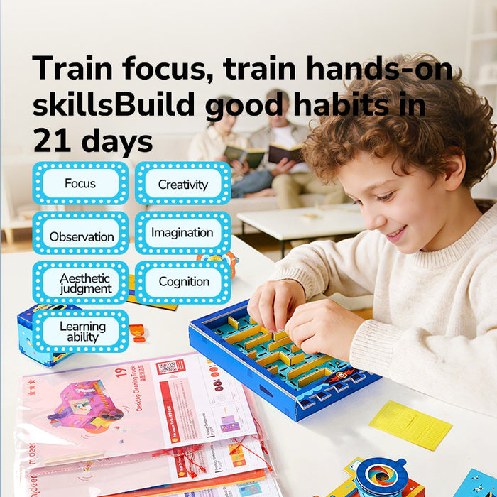[Buy 4 for 8% off] Mideer Creative 21-Day Craft Adventure | DIY Art & Science Kits for Kids 6+