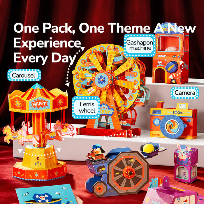 [Buy 4 for 8% off] Mideer Creative 21-Day Craft Adventure | DIY Art & Science Kits for Kids 6+