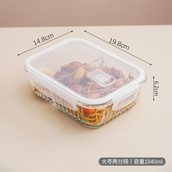 Premium Borosilicate Glass Food Container | Microwave Oven Safe | Refrigerator Freezer Storage