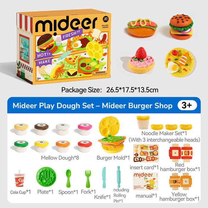 [Buy 4 for 8% off] Mellow Dough Play Set Burger Shop & Treats House (Ages 3+)