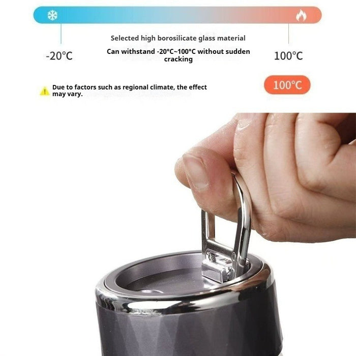 [Buy 6 Get 10% Off] Premium Double Layer Glass Tea Bottle with Infuser 200ml & 350ml