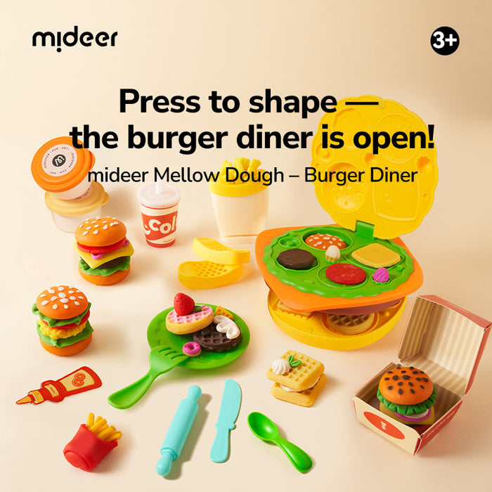 [Buy 4 for 8% off] Mellow Dough Play Set Burger Shop & Treats House (Ages 3+)