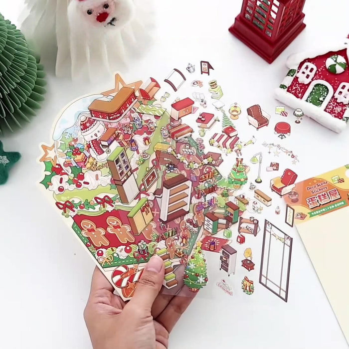 INFEELME & PAPERMORE 3D Room Decor Stickers | DIY Mini Room Background Set | Cute Aesthetic Stickers