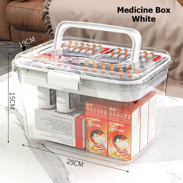 Home Medicine Storage Box | First Aid Organizer | Medical Organizer