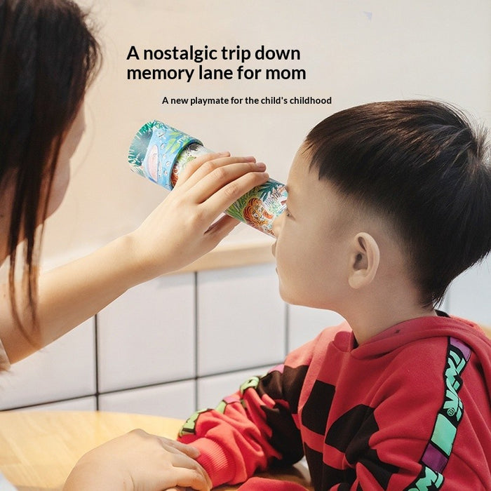 Mideer Kids Kaleidoscope Toy Educational Science Optical Prism Creative Magic Lens - Spring Flower Animal Zoo 3+