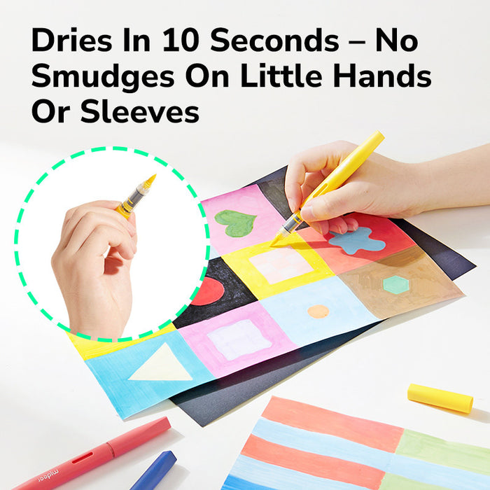 Mideer High-Pigment Direct Liquid Acrylic Marker Pen Set (24/36/60/80 Colors)