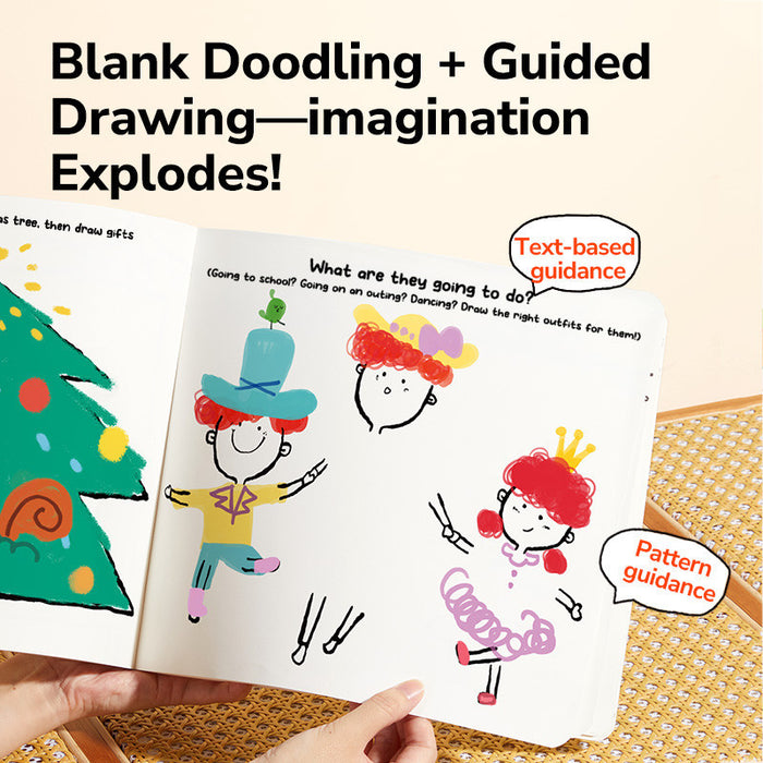 MiDeer Inspiration Sketchbook for Kids 3+ Imagine & Create Drawing Book Little World / Big Dreams