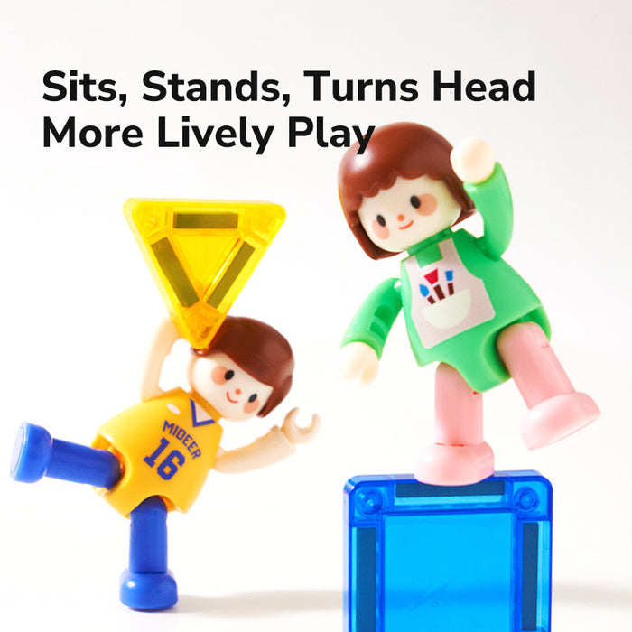 Mideer Magnetic Little People – My Friends (4 Figures) | Ages 3+