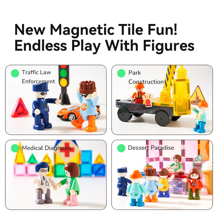 Mideer Magnetic Little People – My Friends (4 Figures) | Ages 3+