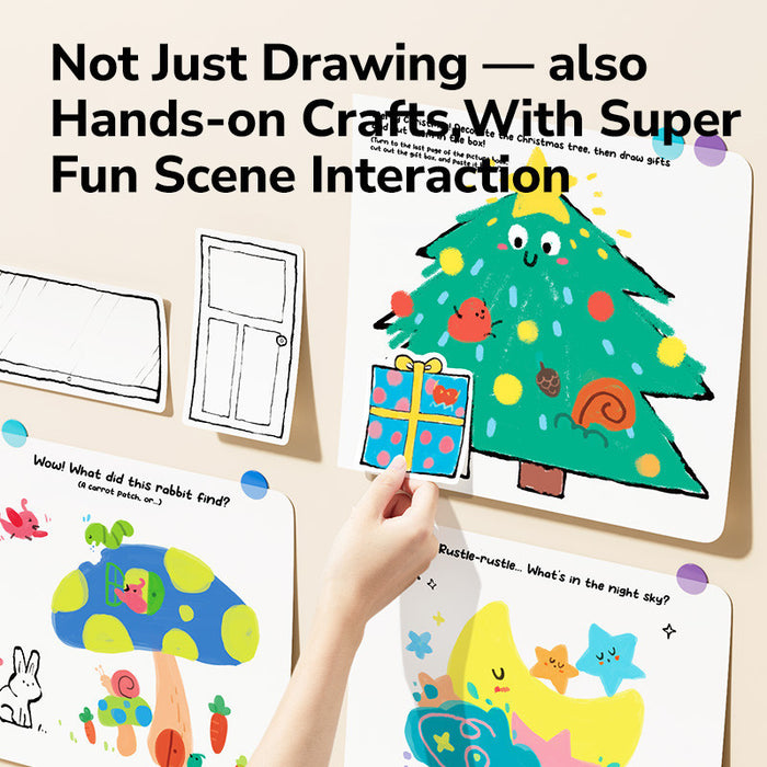 MiDeer Inspiration Sketchbook for Kids 3+ Imagine & Create Drawing Book Little World / Big Dreams