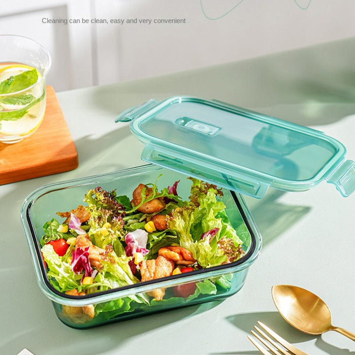 [Buy 6 Get 10% Off] Glass Food Storage Container with Lid | High Borosilicate Glass Lunch Box | Leak-proof Airtight Container