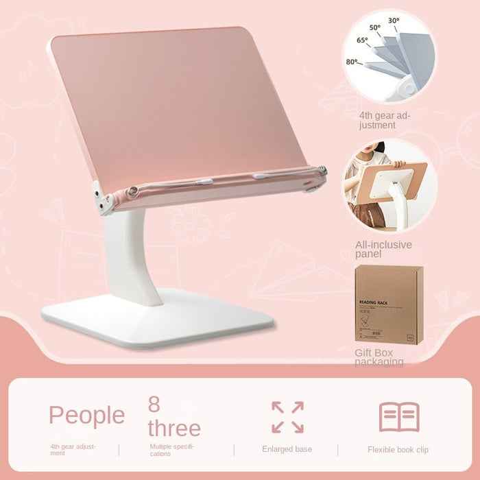 Adjustable Reading Stand for Kids | Tablet & Book Holder | Desktop Study Stand
