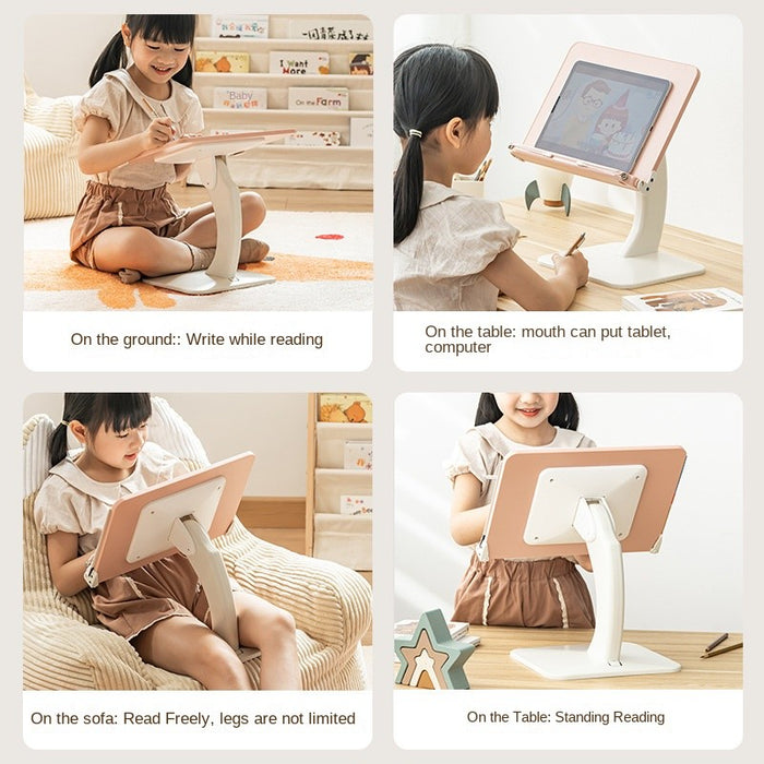 Adjustable Reading Stand for Kids | Tablet & Book Holder | Desktop Study Stand