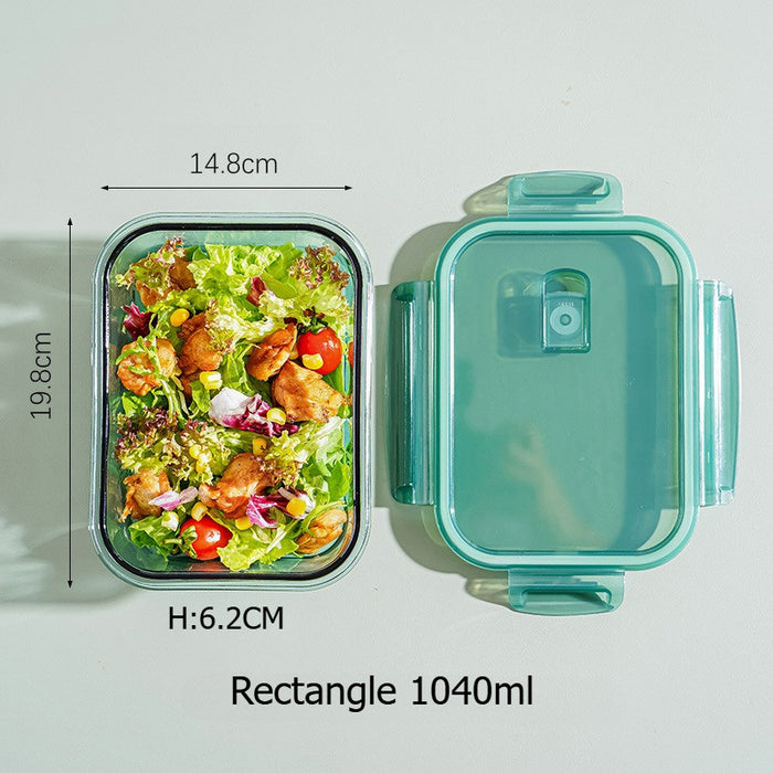 [Buy 6 Get 10% Off] Glass Food Storage Container with Lid | High Borosilicate Glass Lunch Box | Leak-proof Airtight Container