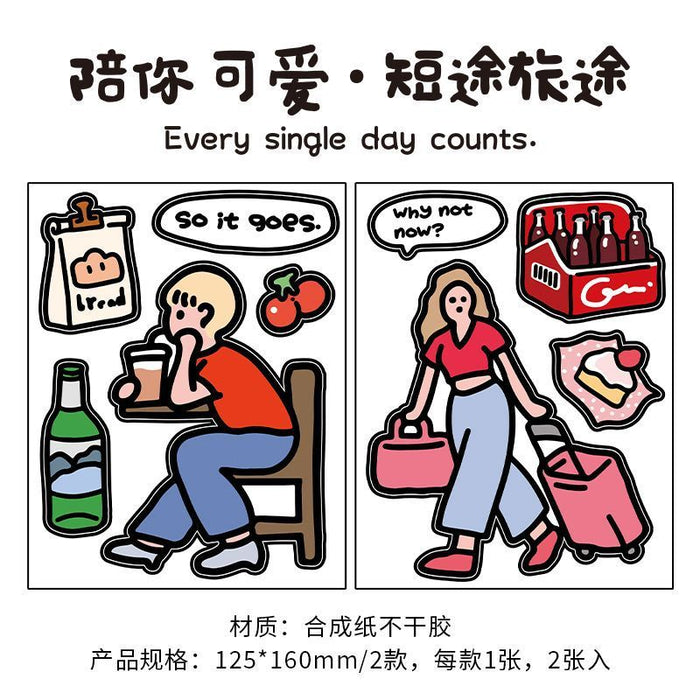 Cute Deco Sticker Set – InFeel.Me & NOTE FOR × MATSUGODA