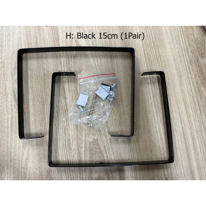 Metal Legs for Our Monitor Stand (8cm / 15cm) — Black & White (Only Legs)