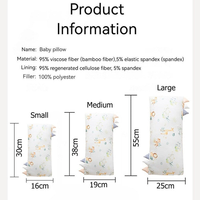 Soft & Safe Baby Comfort Pillow | Removable Pillowcase | Infant Head Support Pillow