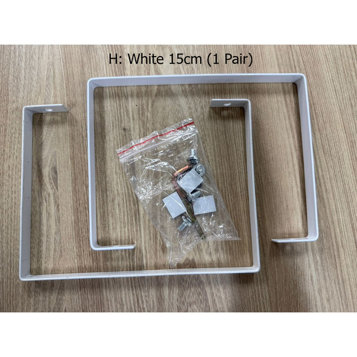 Metal Legs for Our Monitor Stand (8cm / 15cm) — Black & White (Only Legs)