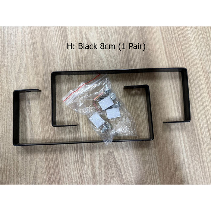 Metal Legs for Our Monitor Stand (8cm / 15cm) — Black & White (Only Legs)