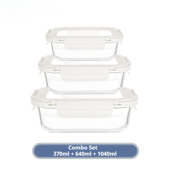 Premium Borosilicate Glass Food Container | Airtight Lunch Box | Microwave & Oven Safe