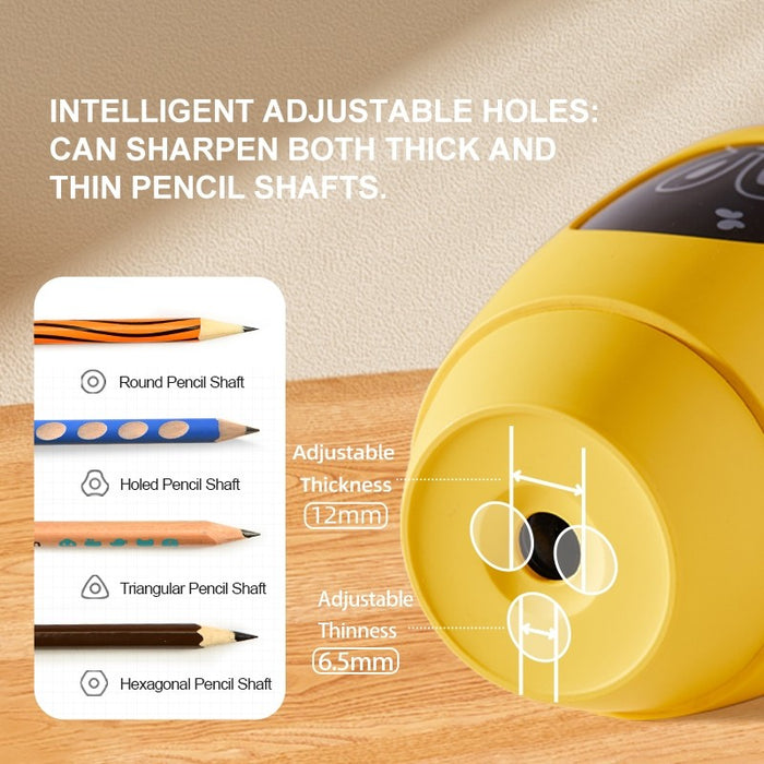 Mideer Automatic Mushroom Pencil Sharpener - Rechargeable & Effortless