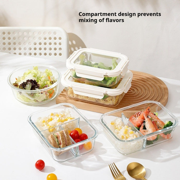 Premium Borosilicate Glass Food Container | Airtight Lunch Box | Microwave & Oven Safe
