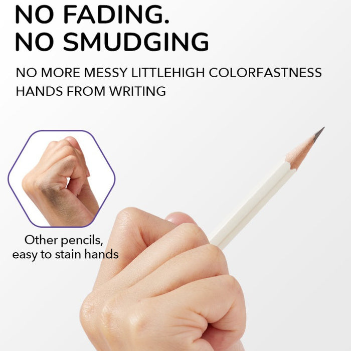 Mideer Kids 2B Pencils Set | Easy Grip Fine Hex & Thick Triangular | Ages 4–6