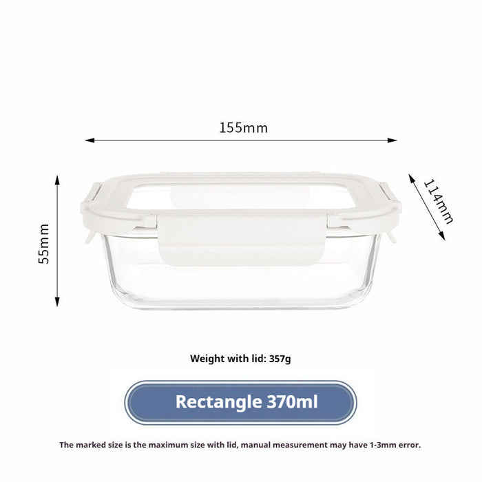 Premium Borosilicate Glass Food Container | Airtight Lunch Box | Microwave & Oven Safe