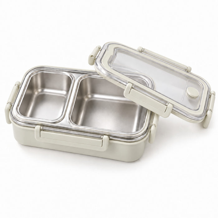 304 Stainless Steel Lunch Box With Compartments Microwave Dishwasher Fridge Food Grade BPA Free – FUNKY.sg