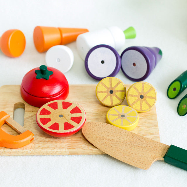 Wooden Food Play Simulation Food Cutting Pretend Play for Ages 3 Years and Up