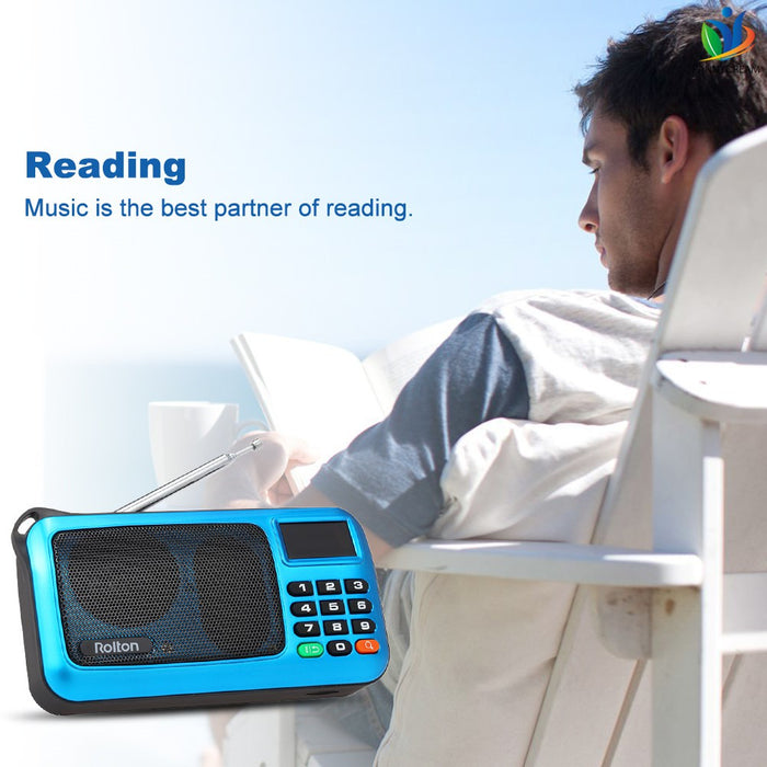 Rolton W405 Portable FM Radio with Bluetooth Function